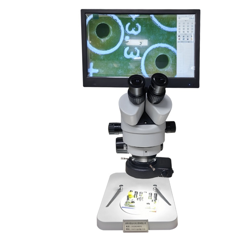 三目體視顯微鏡WG-SZMN45TRB4+一體顯示器